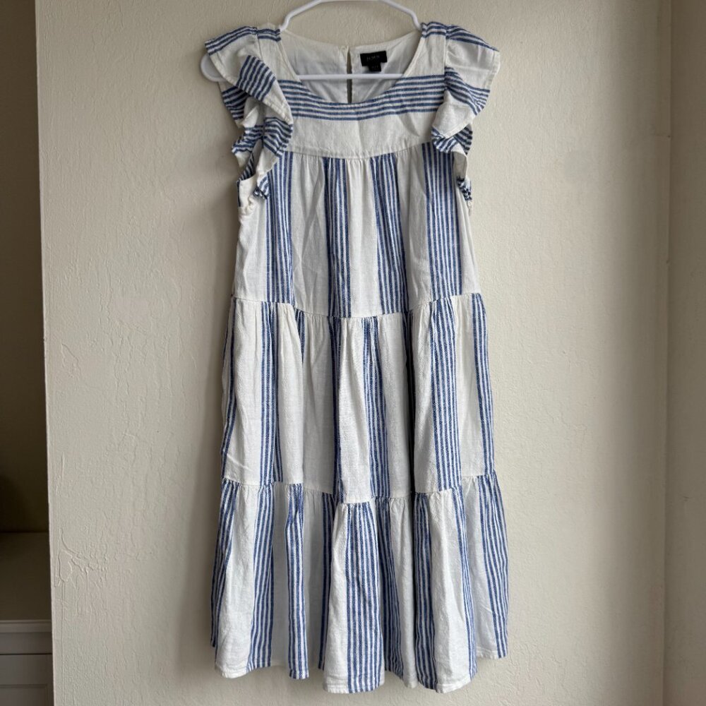 J.Crew babydoll ruffle sleeve dress